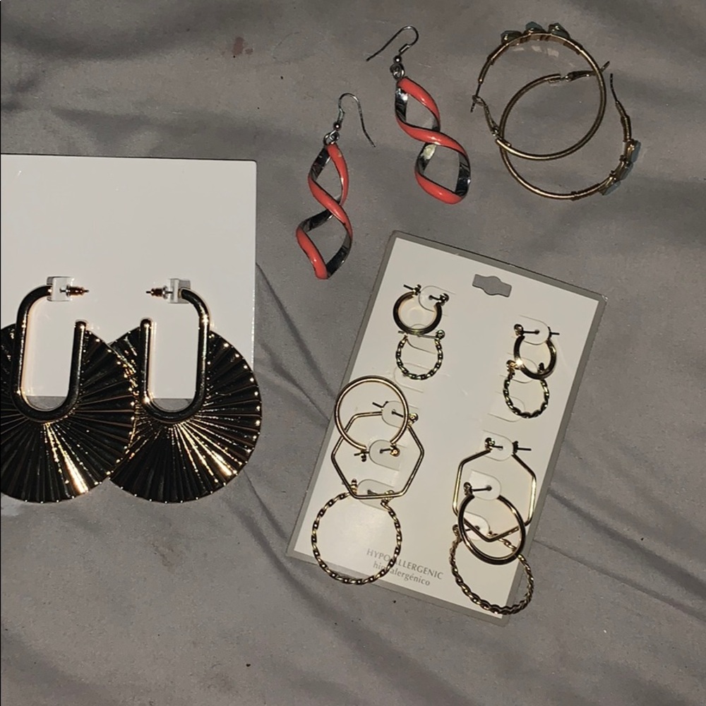 Assorted earrings